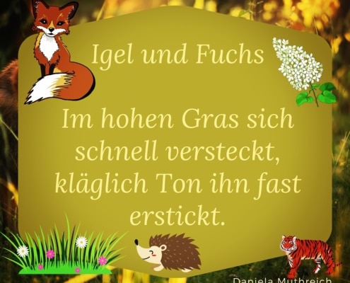 Igel und Fuchs