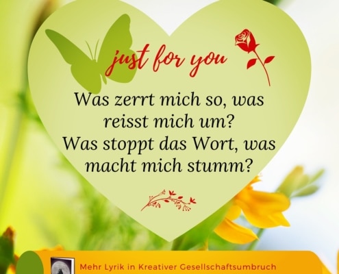 Just for you-Kreativer Gesellschaftsumbruch
