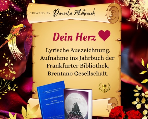Gedicht Daniela Muthreich Dein Herz Frankfurter Biibliothek